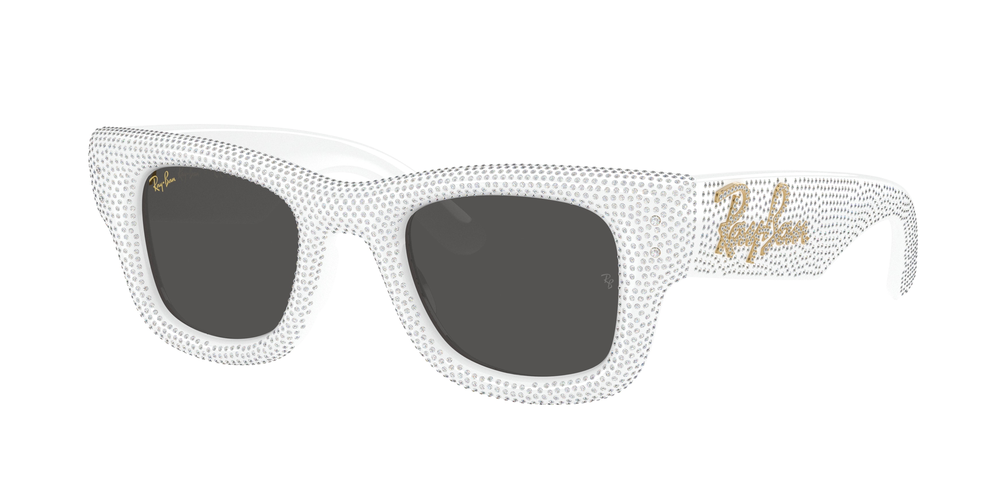 Trắng & Strass Pave