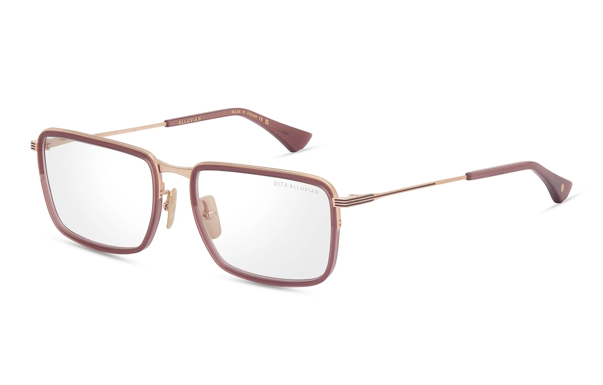 DITA ALLUVIAN Optical Opaque Maroon - Rose Gold