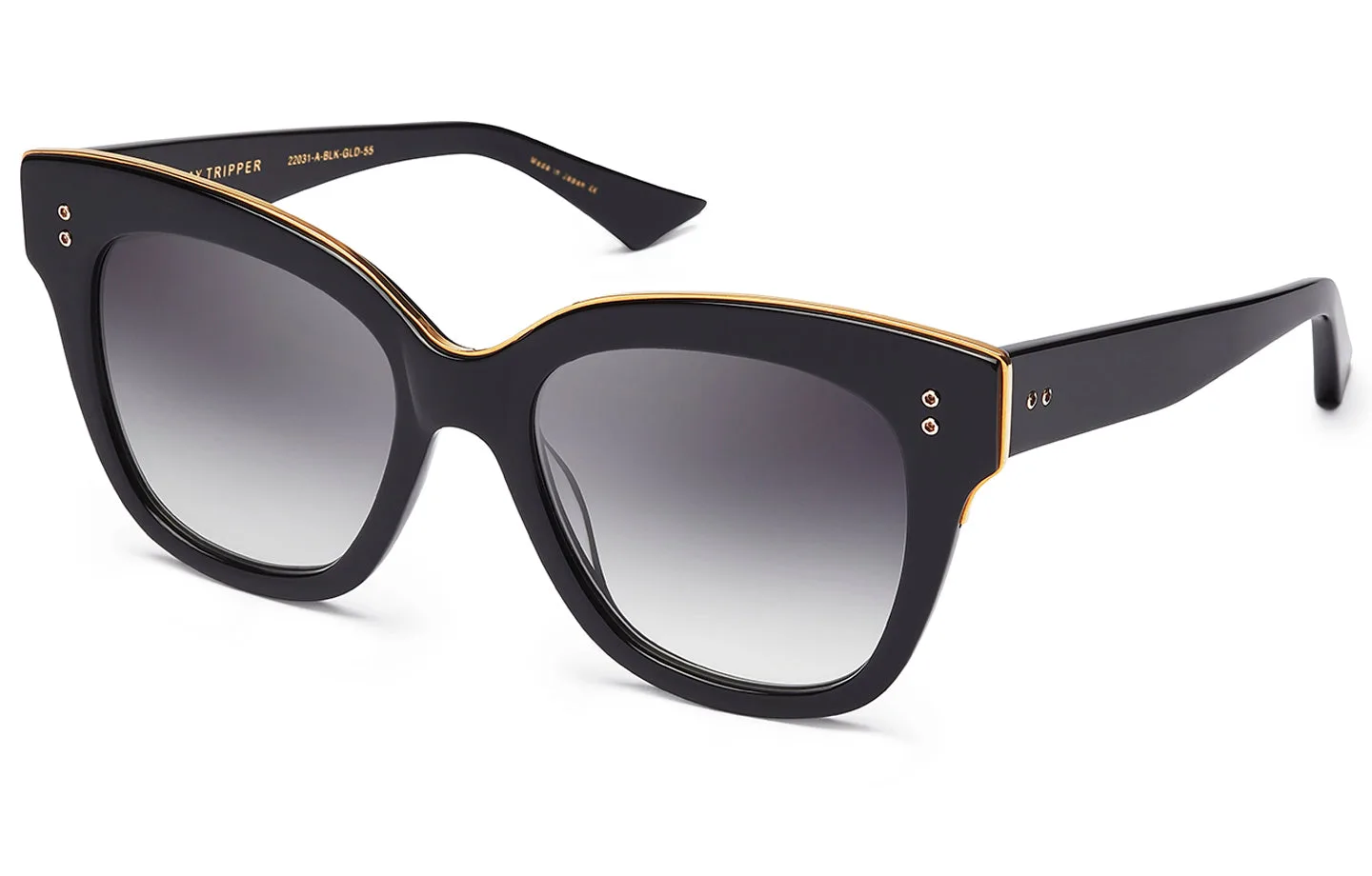 DITA DAY TRIPPER Black - 18K Gold