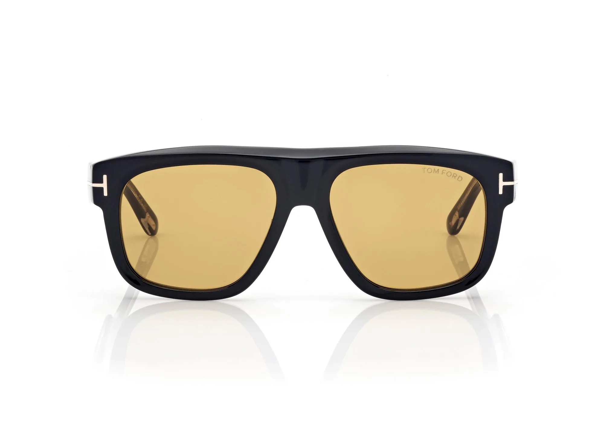 Tom Ford Icon Geometric Sunglasses FT1201 Shiny Black