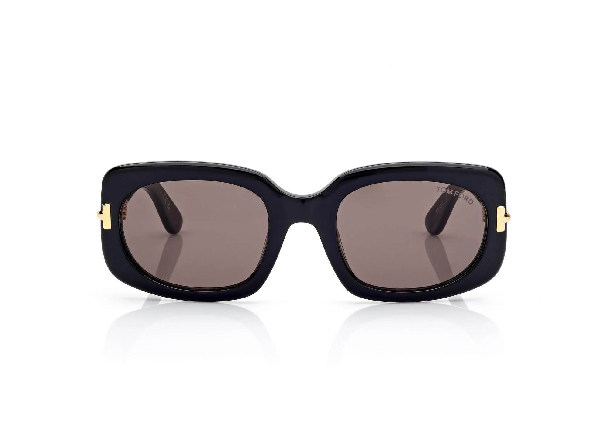 Tom Ford Icon Rectangular Sunglasses FT1253 Black