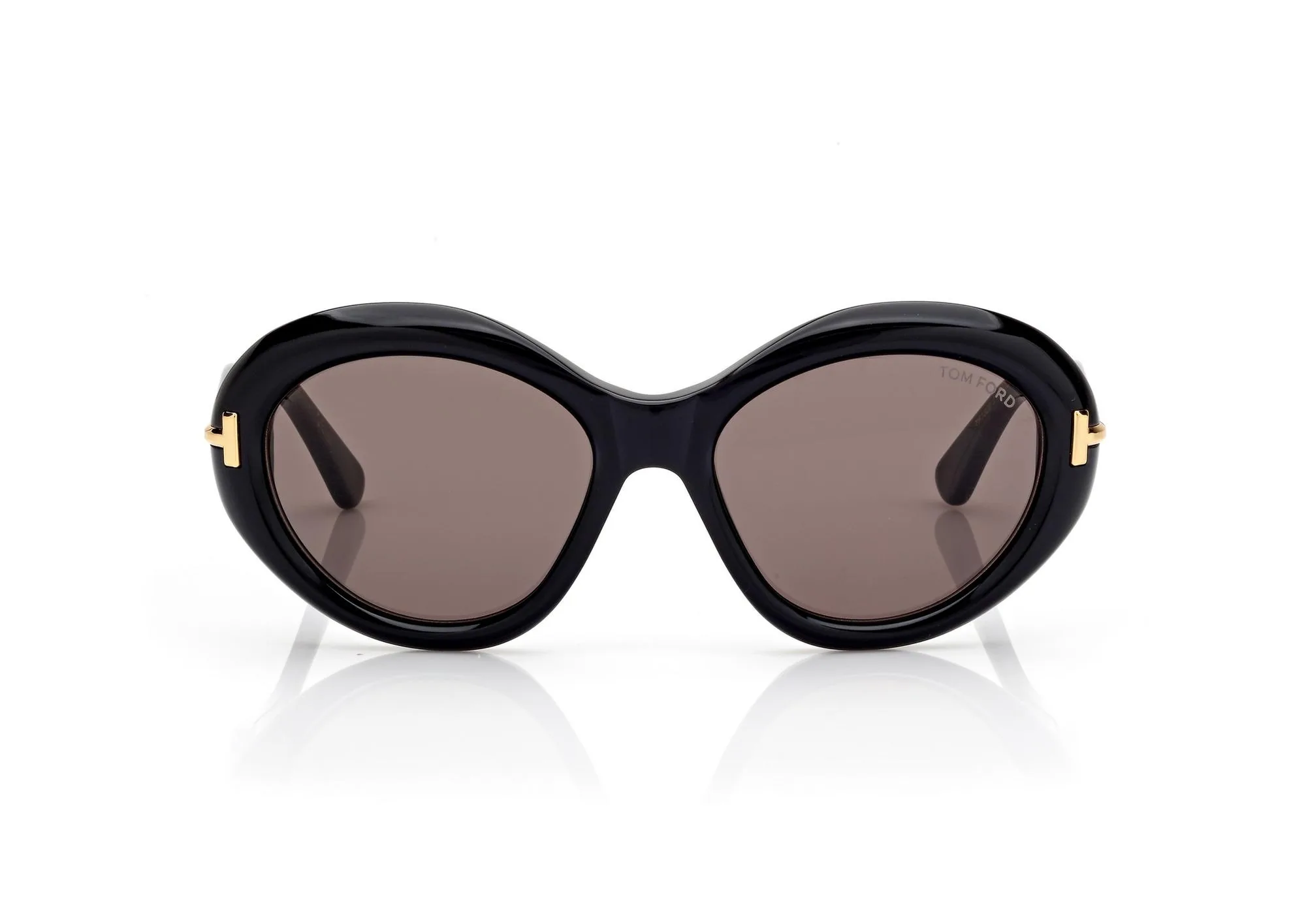 Tom Ford Icon Oval Sunglasses FT1328 Black