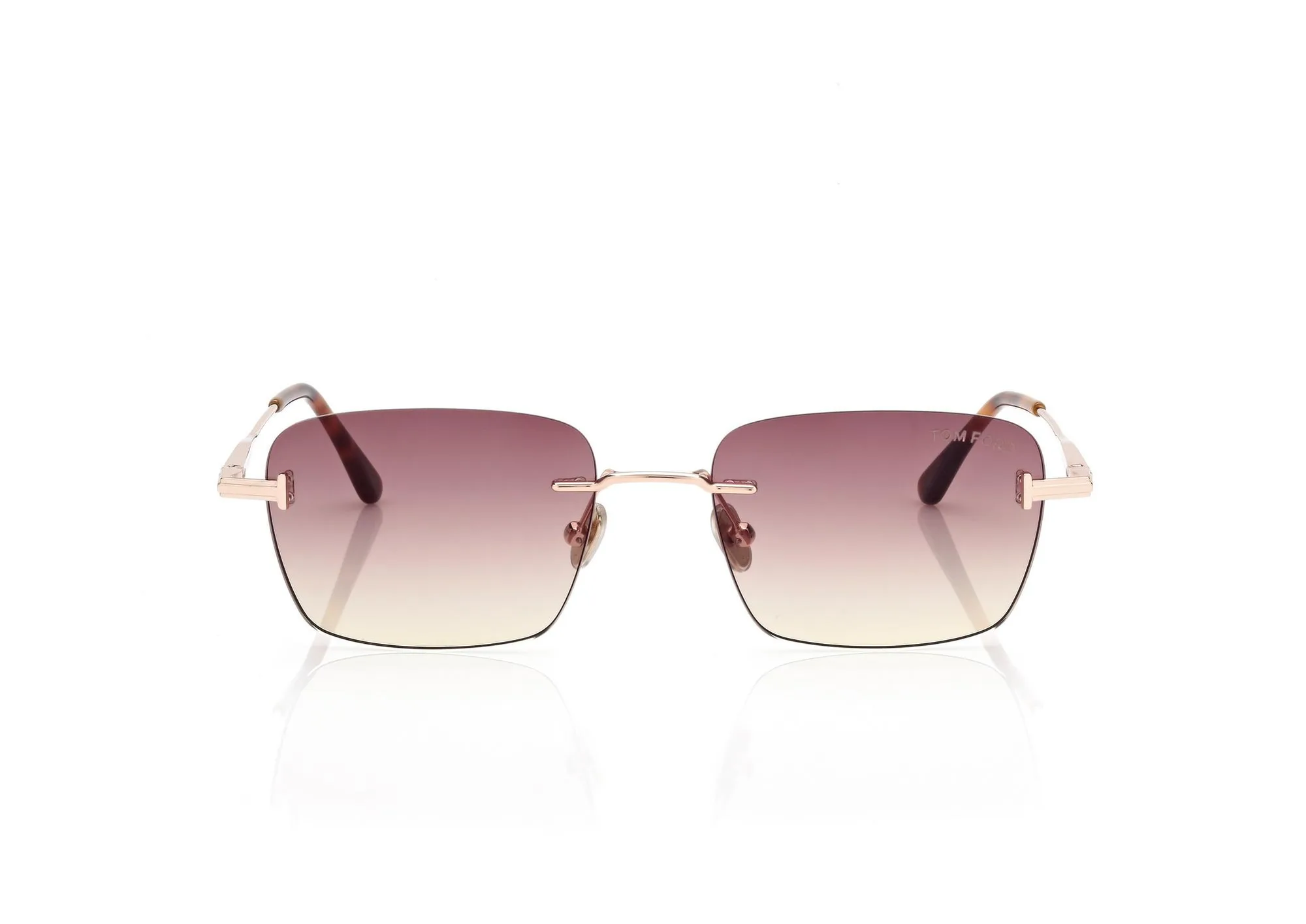 Tom Ford Jake Sunglasses FT1354 Rose Gold Gradient