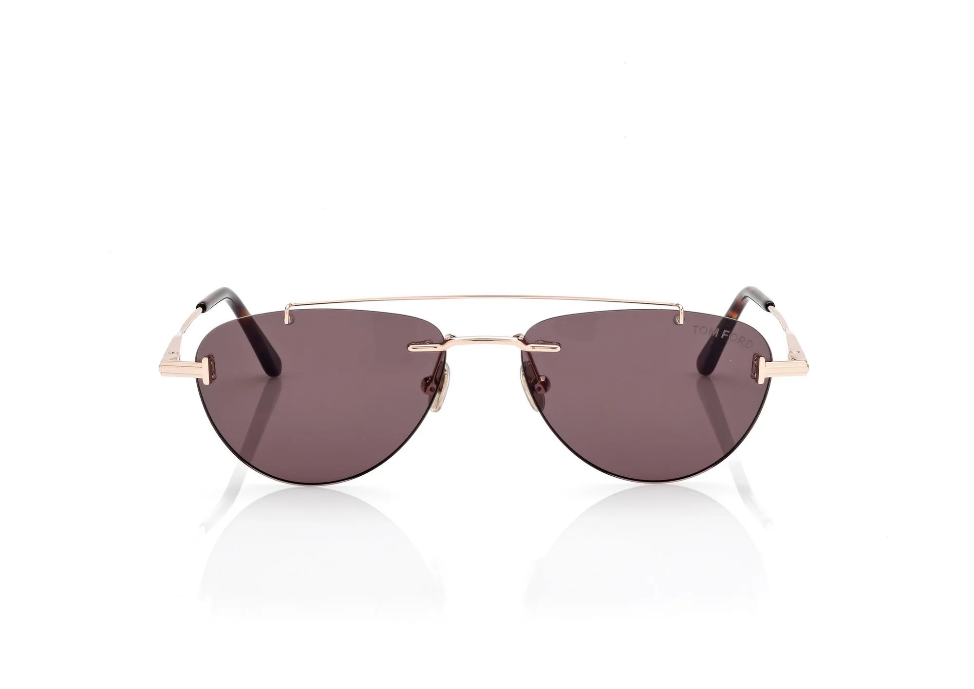 Tom Ford Astor Sunglasses FT1356 Shiny Rose Gold/Smoke
