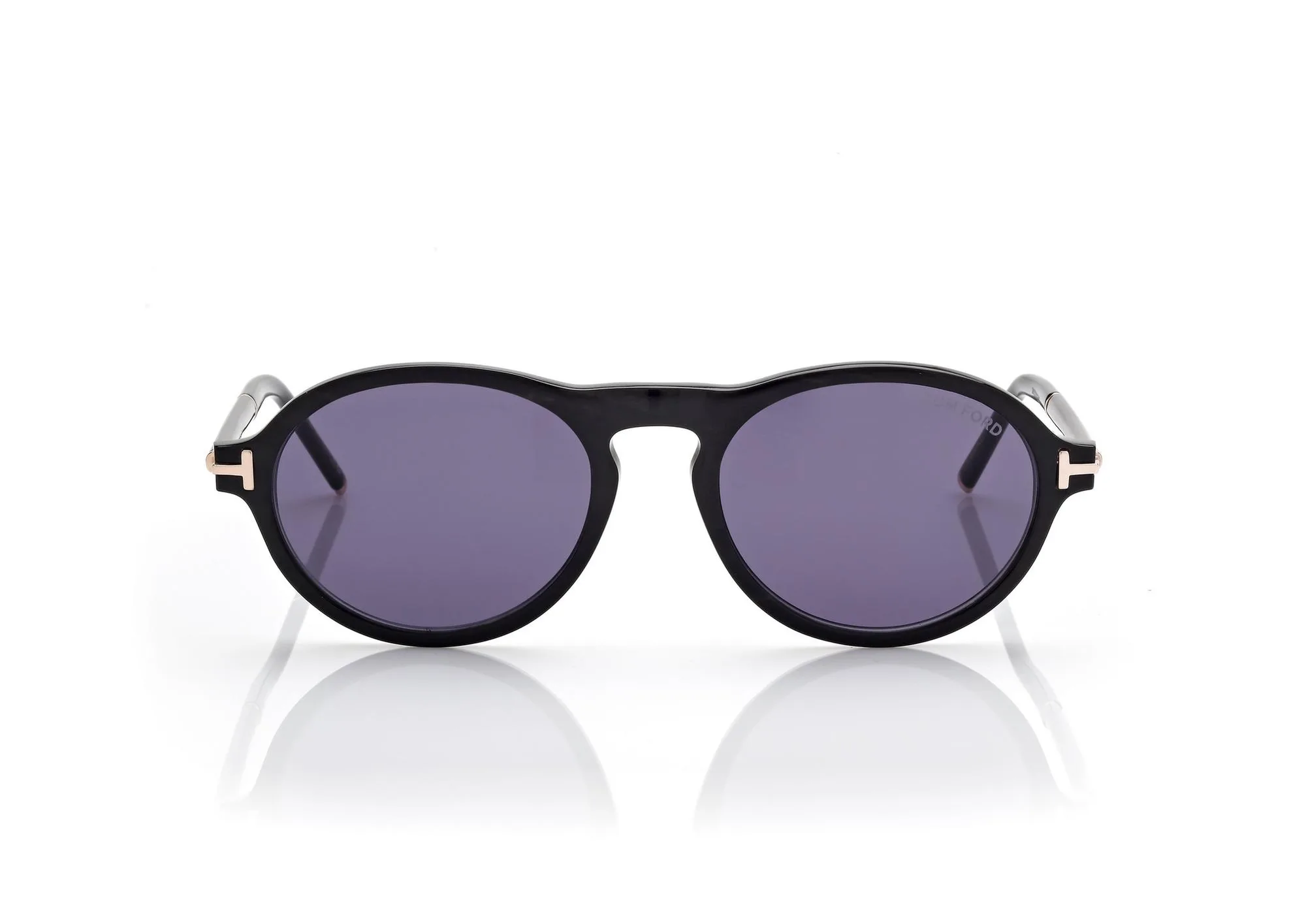 Tom Ford Round Horn Sunglasses FT1374P Black Horn