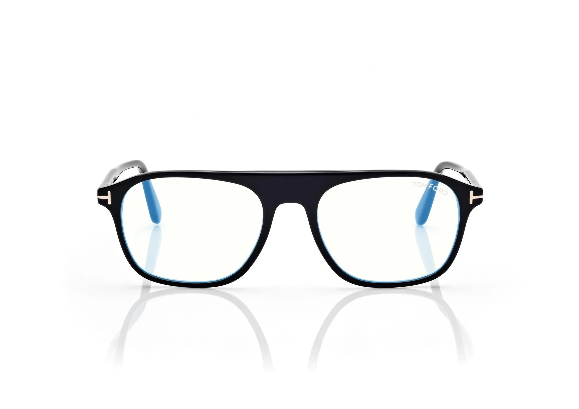 Tom Ford Blue Block Pilot Opticals FT6167B Black
