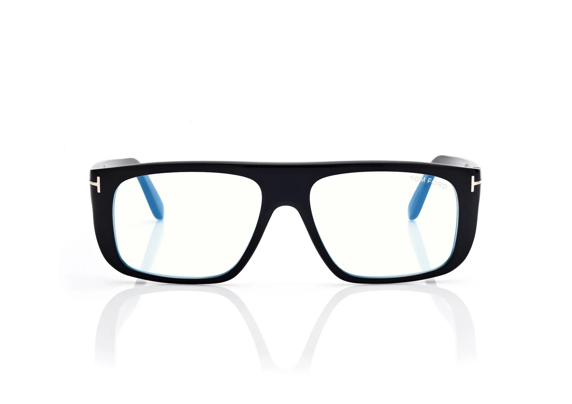 Tom Ford Blue Block Pilot Opticals FT6182B Black