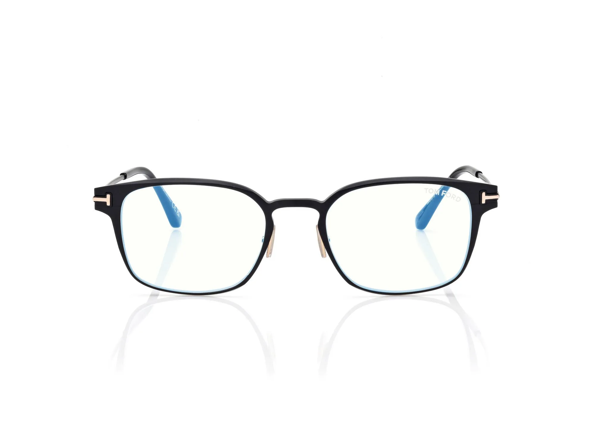 Tom Ford Blue Block Square Opticals FT6187B Black/Other