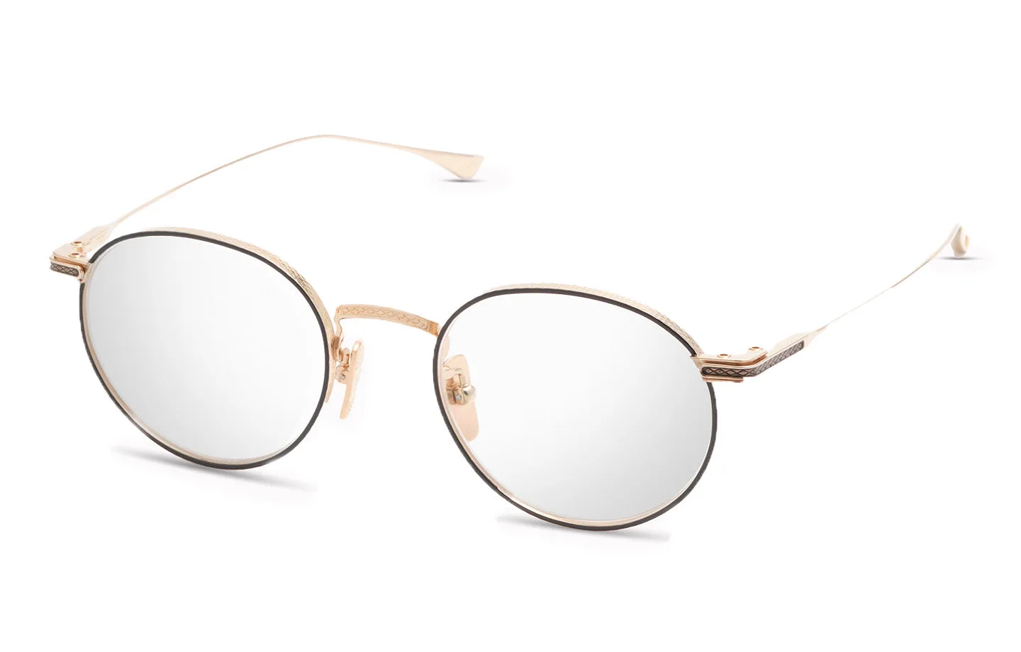 DITA JOURNEY-TWO Optical White Gold - Black