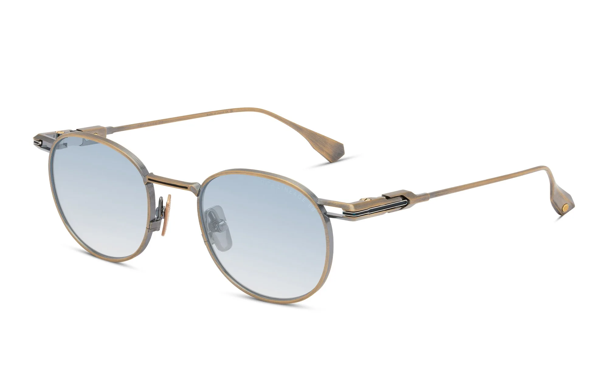DITA LINEAGE.68 Antique Yellow Gold - Shiny Silver
