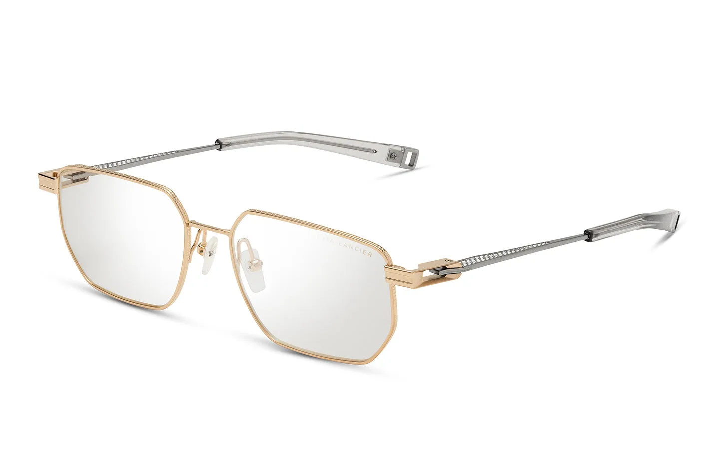 DITA LSA-146 White Gold - Shiny Silver - Khaki Crystal
