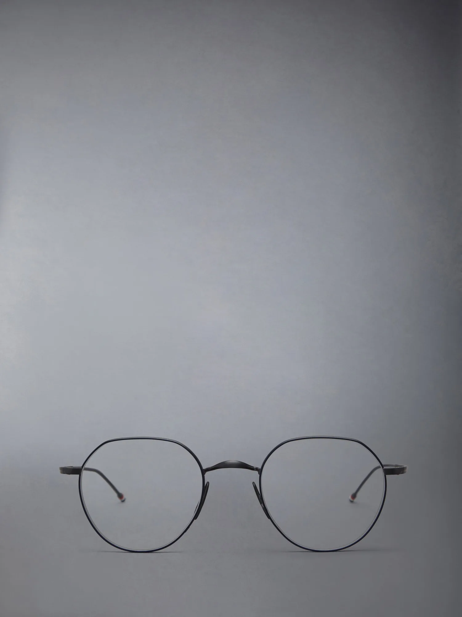 Thom Browne Titanium Round Eyeglasses UEO914A Matte Black
