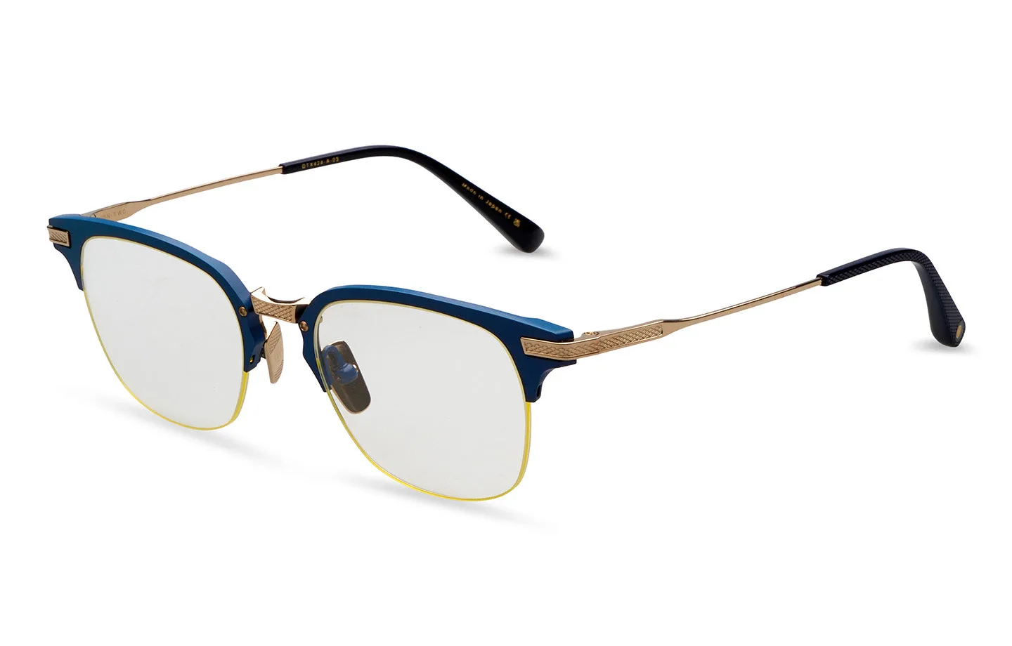 Mờ Xanh Navy - Vàng Trắng