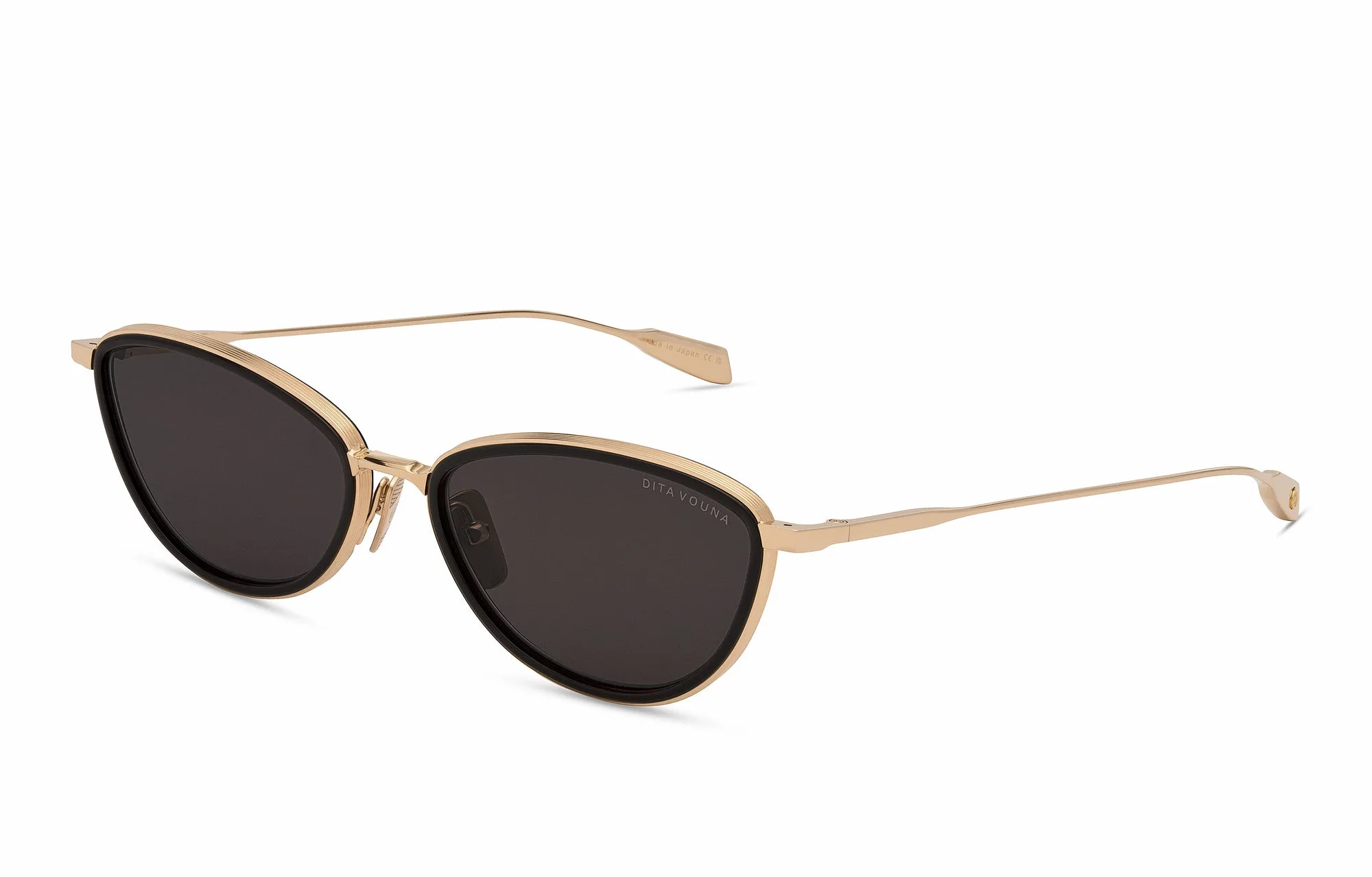 DITA VOUNA White Gold - Black Glass